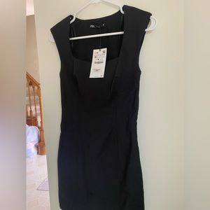 Zara NWT Black Mini Dress!